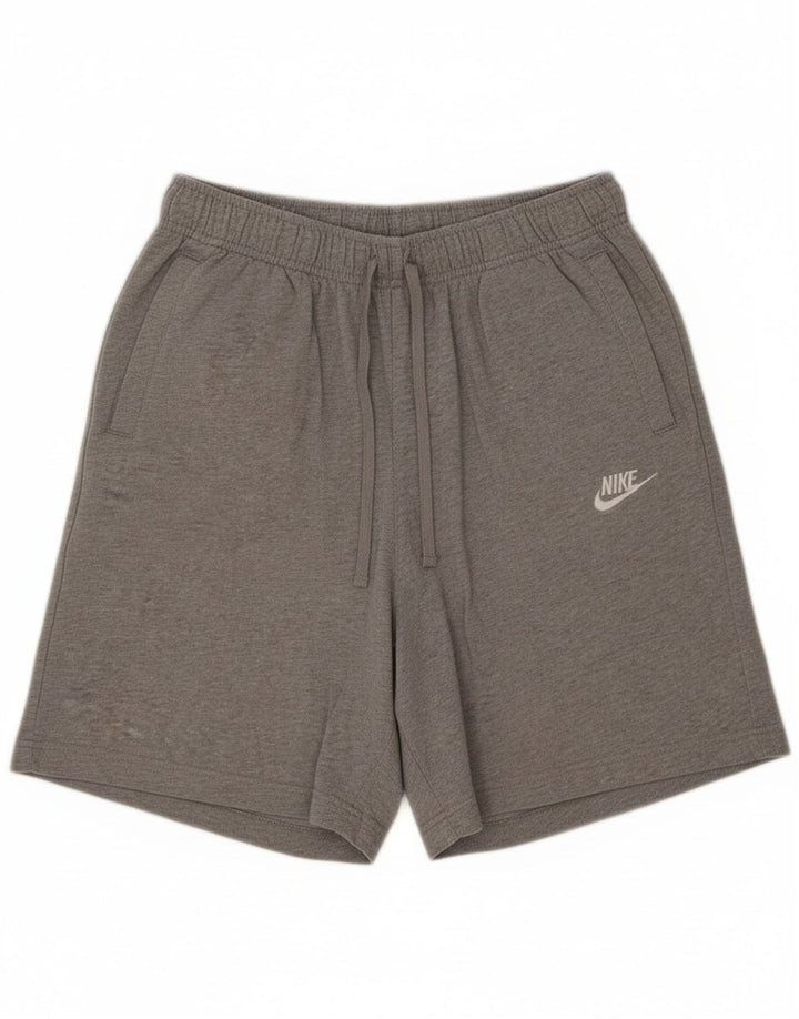 Pantaloncini sportivi Nike da uomo piccoli in cotone grigio