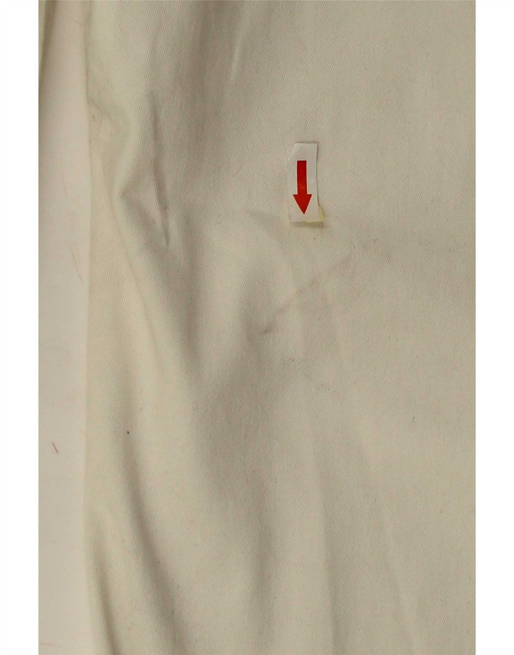 Jeans slim da donna Moschino W30 L29 cotone bianco