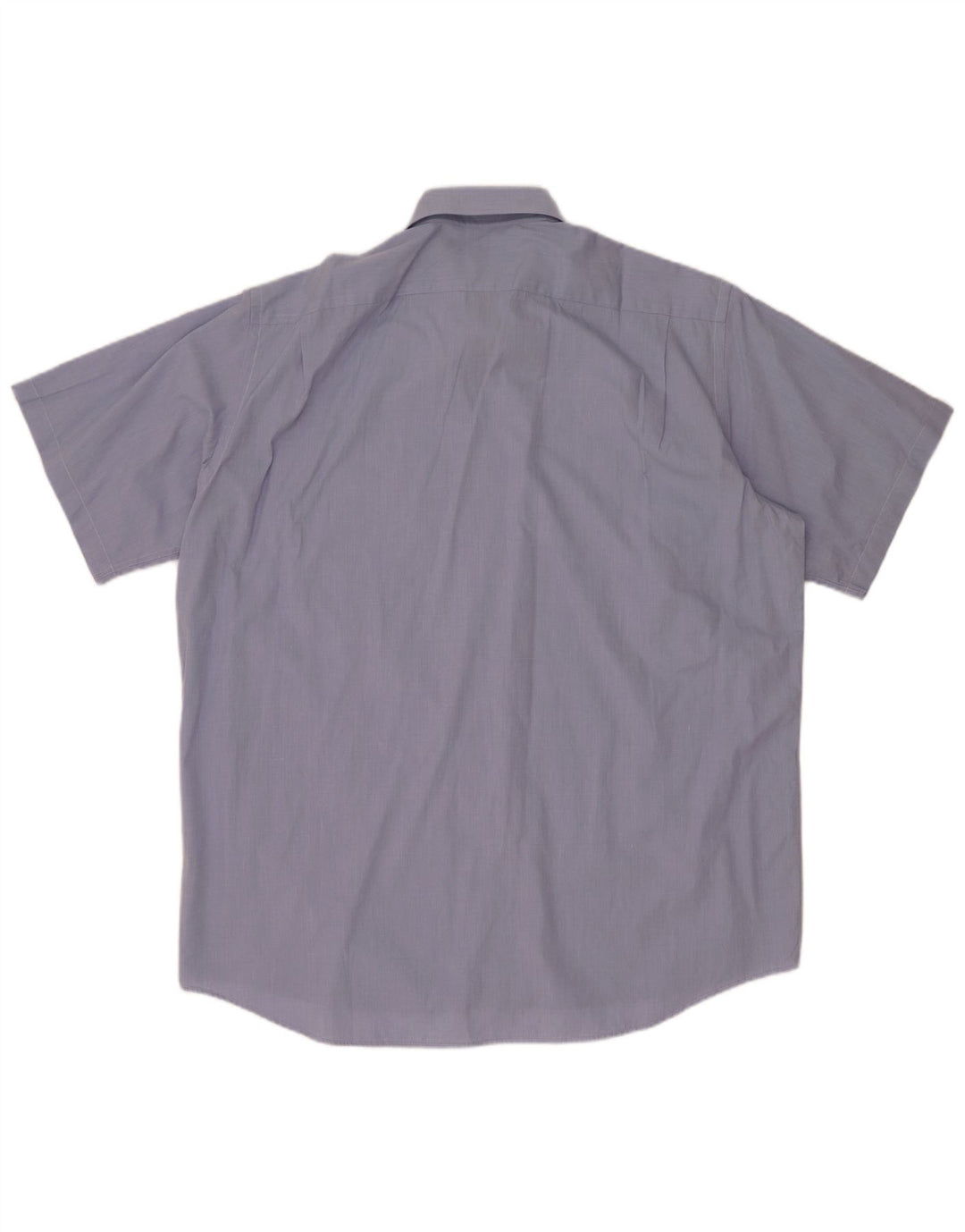 Camicia a maniche corte da uomo Lacoste taglia 41 grande in cotone blu