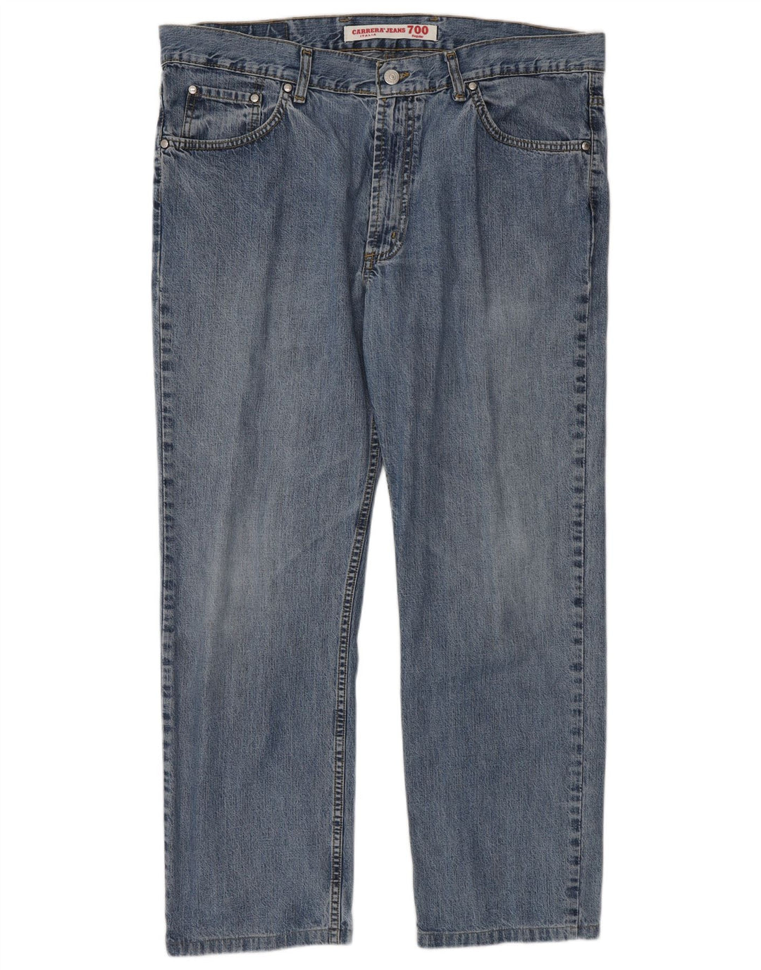 Jeans dritti regolari da uomo Carrera 700 W38 L28 cotone blu