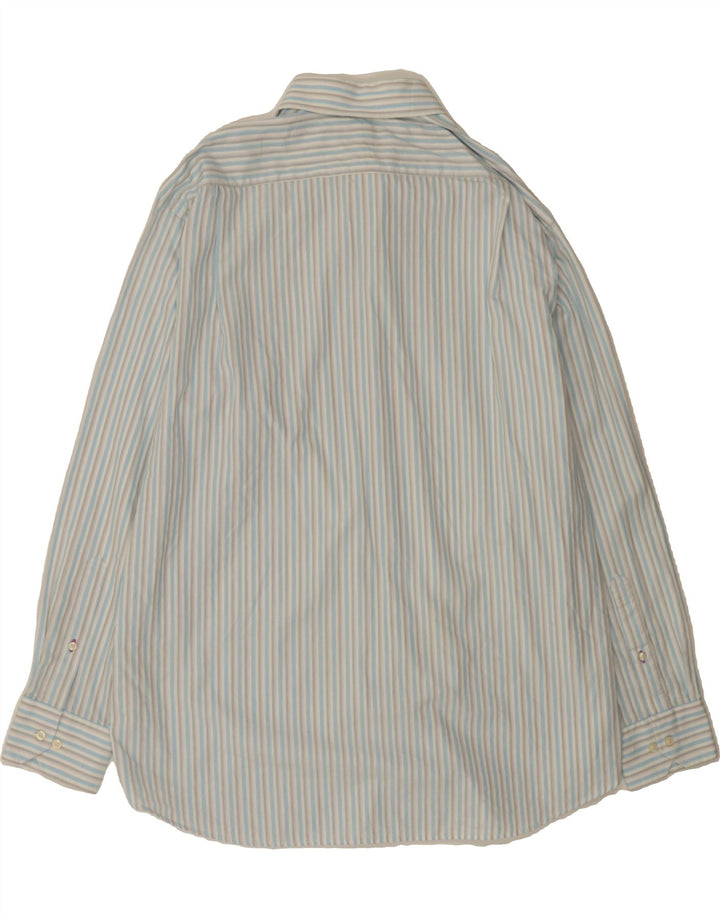 TOMMY BAHAMA Mens Shirt Size 17 XL Blue Striped Cotton Vintage Tommy Bahama and Second-Hand Tommy Bahama from Messina Hembry 