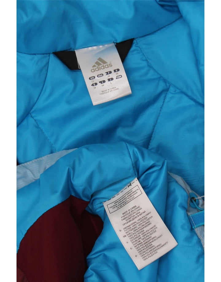 Gilet imbottito Adidas Terrex da donna UK 12 medio poliestere bianco