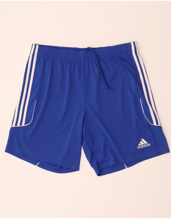 Pantaloncini sportivi Adidas Climalite da uomo XL blu poliestere