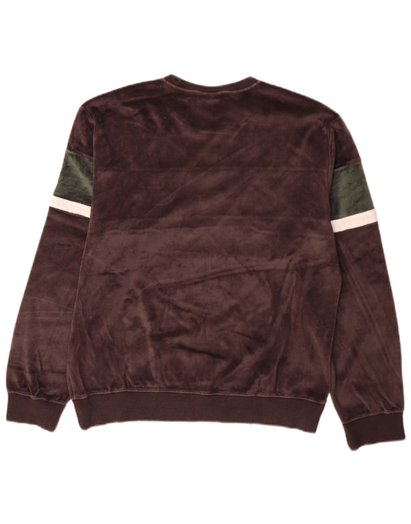 Felpa in velluto da donna Champion, maglione UK 16, grande, grigio, color block