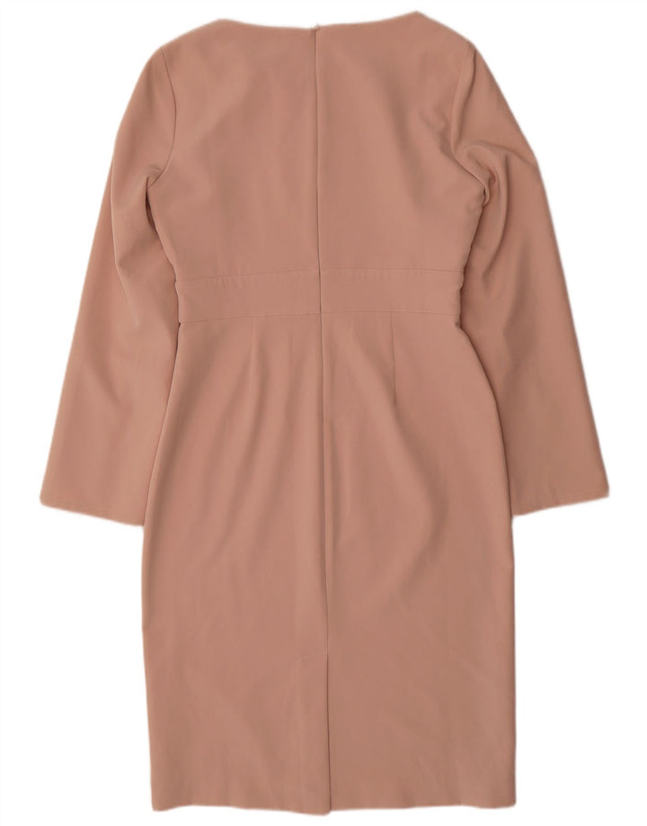 Abito tubino a maniche lunghe da donna COAST UK 12 Poliestere rosa medio