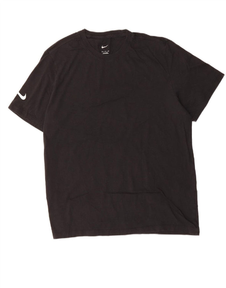 NIKE Mens T-Shirt Top XL Black Cotton