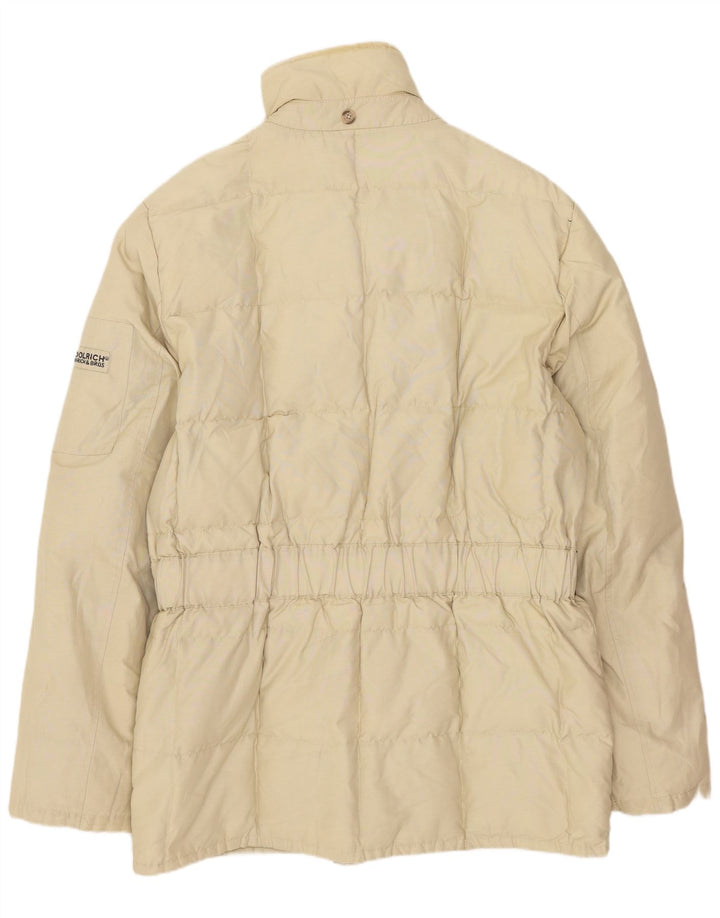 Giacca imbottita da uomo Woolrich UK 38 Elastomero beige medio