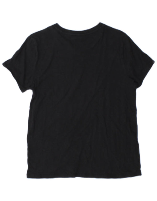 T-shirt oversize da donna Levi's UK 10 piccola in cotone nero