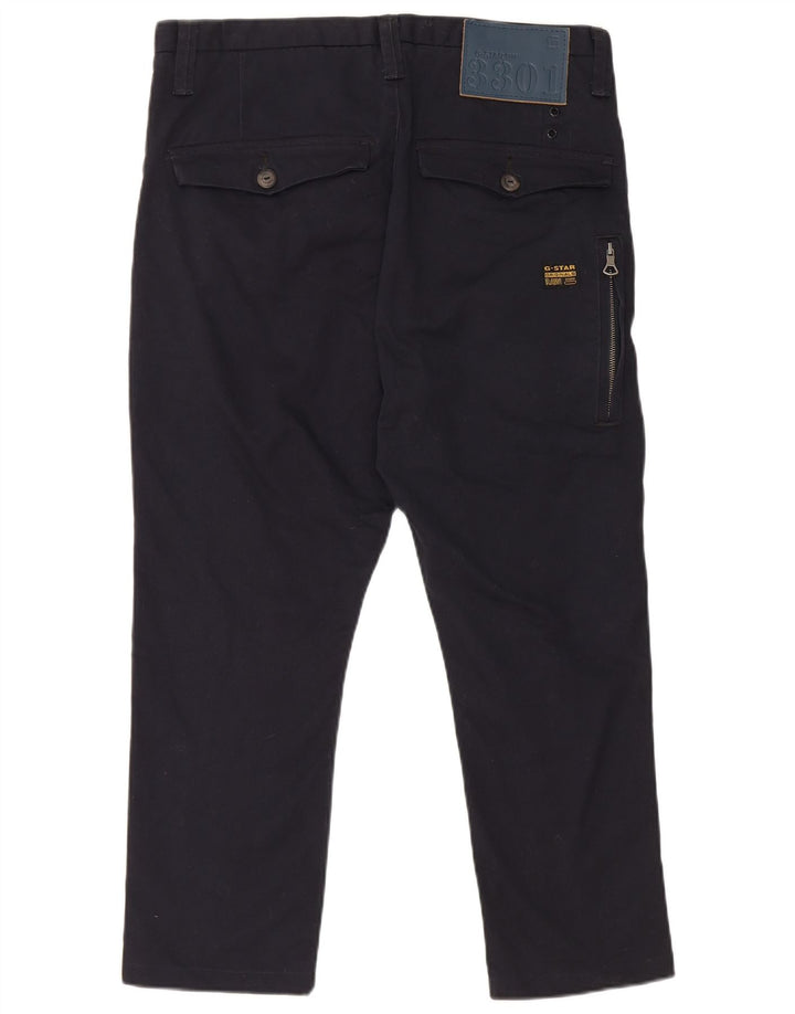 Pantaloni cargo slim da uomo G-Star W34 L24 cotone blu navy