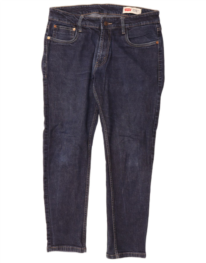 Jeans slim da uomo Levi's W36 L28 cotone blu navy