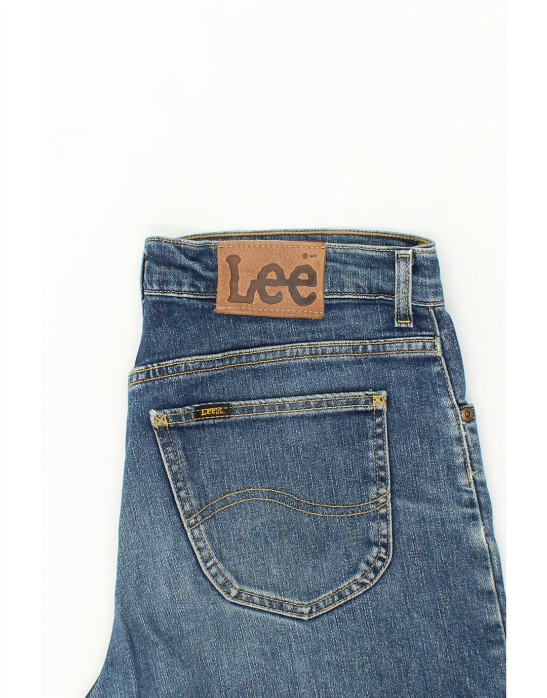 Jeans dritti da donna LEE W34 L30 in cotone blu