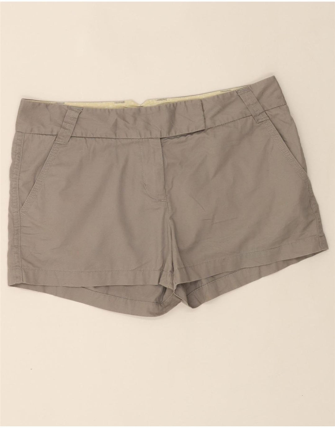 J. CREW Womens Chino Shorts US 8 Medium W30 Grey Cotton Vintage J. Crew and Second-Hand J. Crew from Messina Hembry 