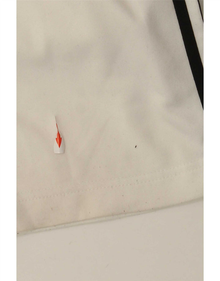 Pantaloni da tuta da uomo Adidas UK 38/40 Poliestere bianco medio