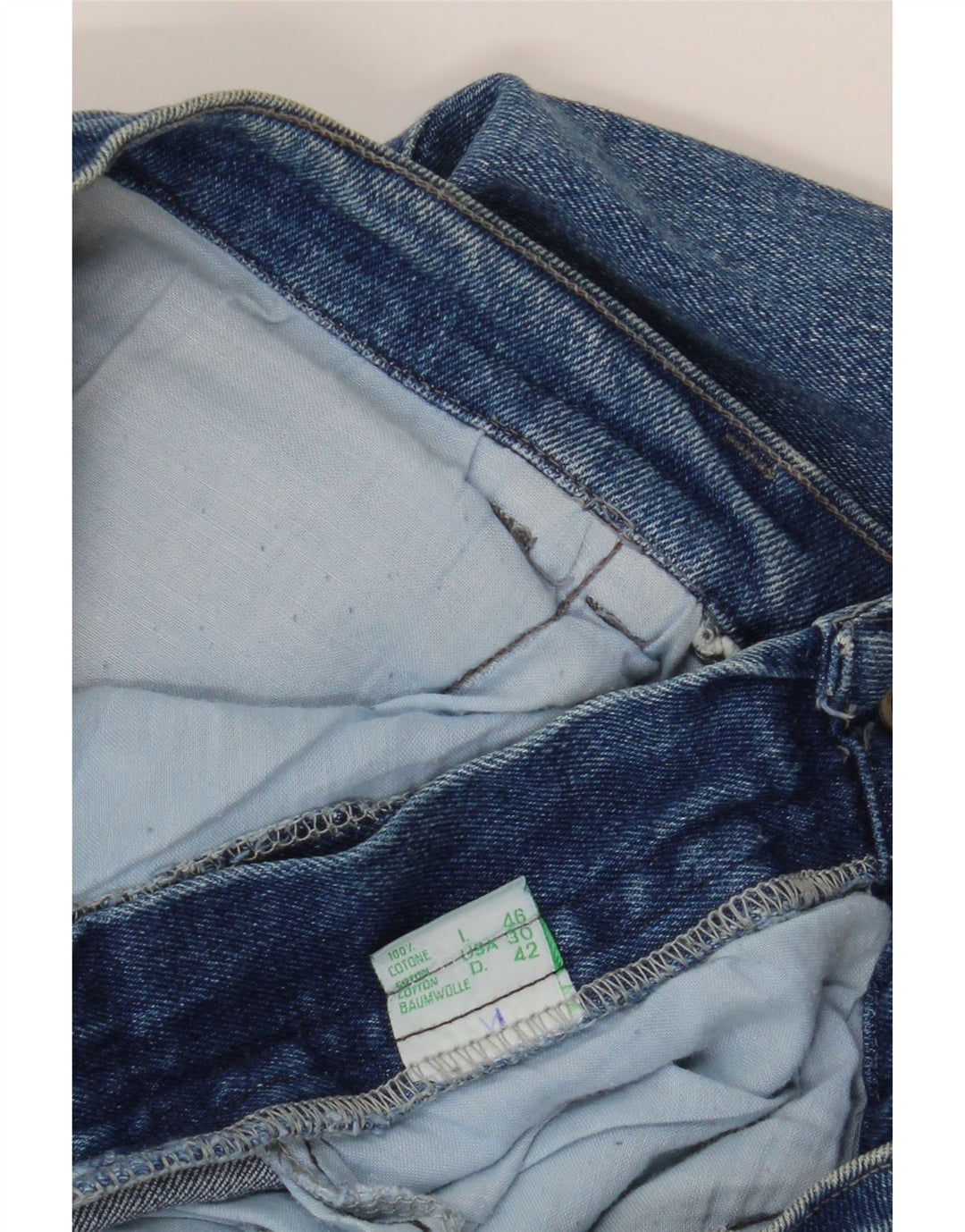 BIANCA MARIA CASELLI Womens Tapered Jeans IT 46 Large W30 L27 Blue Vintage Bianca Maria Caselli and Second-Hand Bianca Maria Caselli from Messina Hembry 