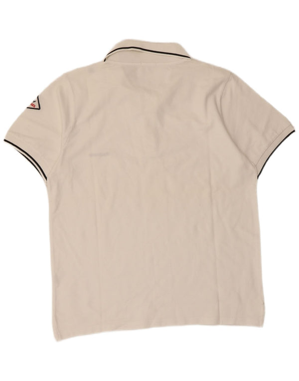 Roy Rogers Mens Polo Shirt 2XL White Cotton