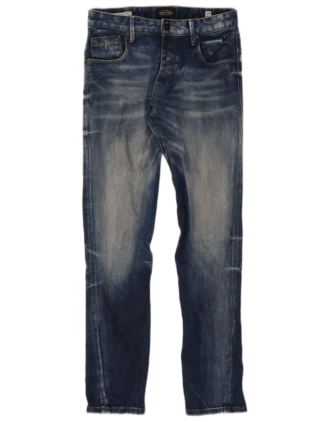 Jeans dritti Mike da uomo Jack & Jones W29 L32 cotone blu