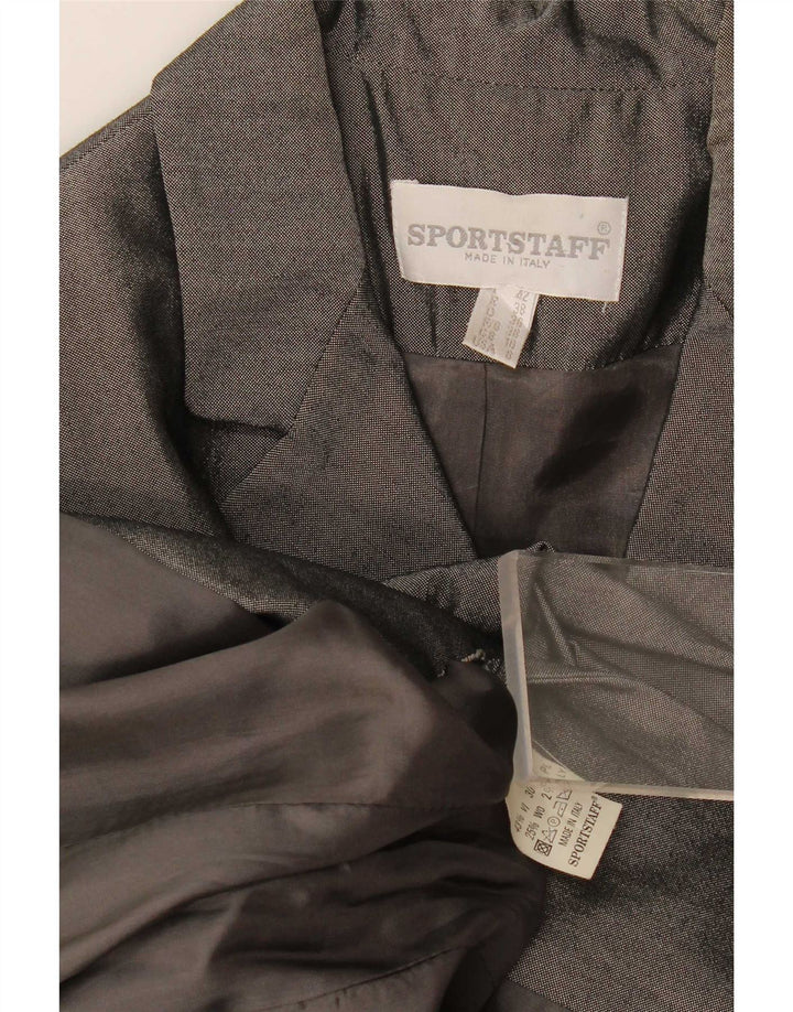 Cappotto da donna Sportstaff UK 10 piccolo in viscosa grigia