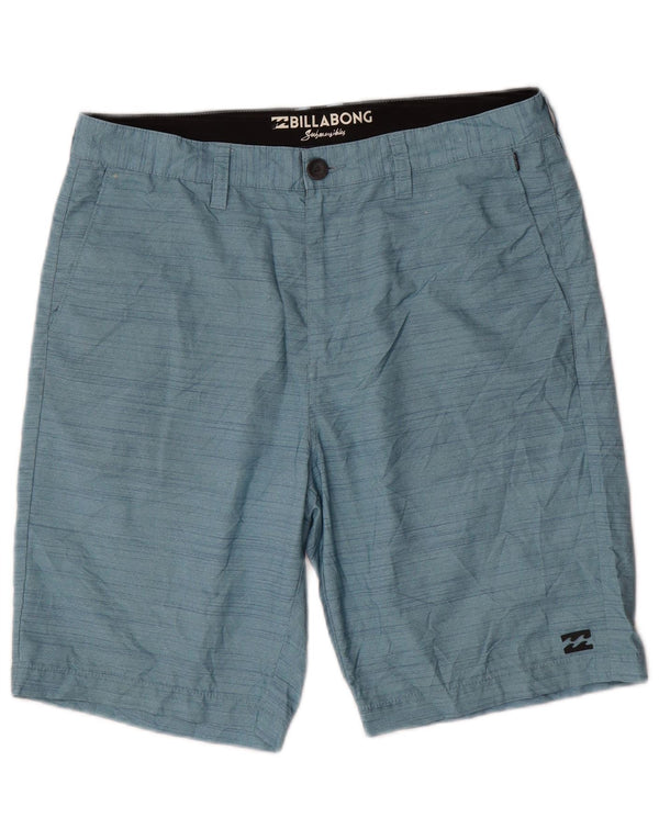 Pantaloncini chino da uomo Billabong W32 blu medio gessato