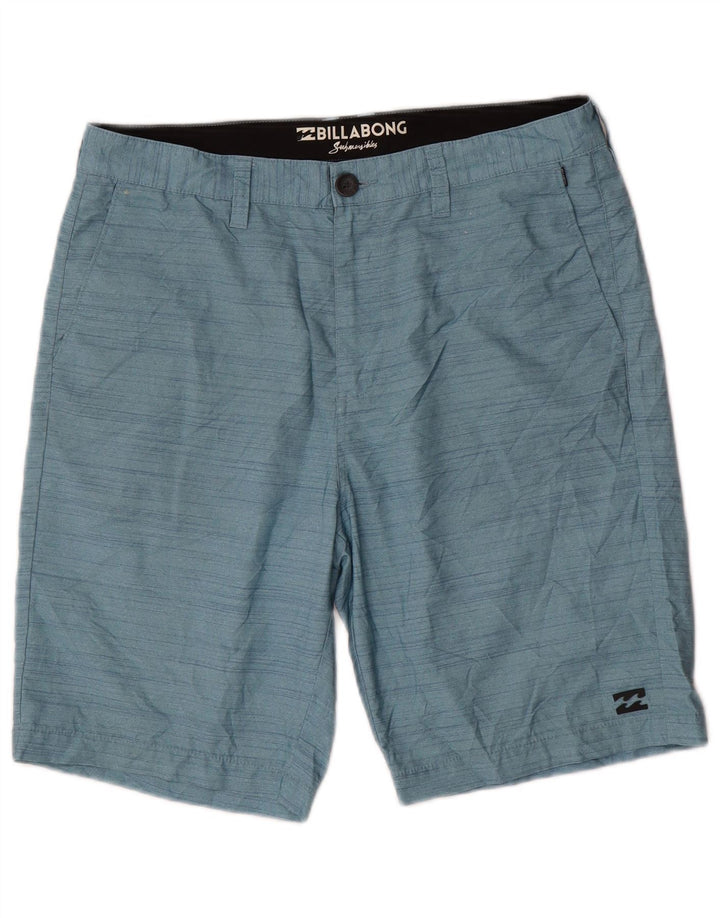 Pantaloncini chino da uomo Billabong W32 blu medio gessato