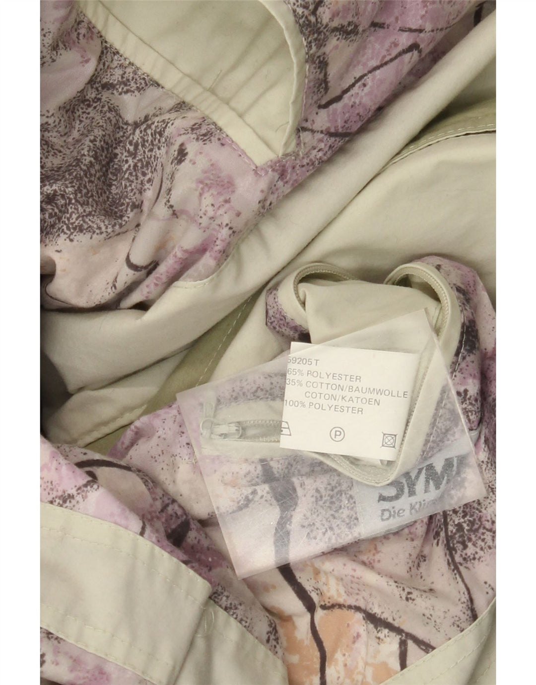 Giacca a vento da uomo Sympatex UK 42 XL Poliestere grigio