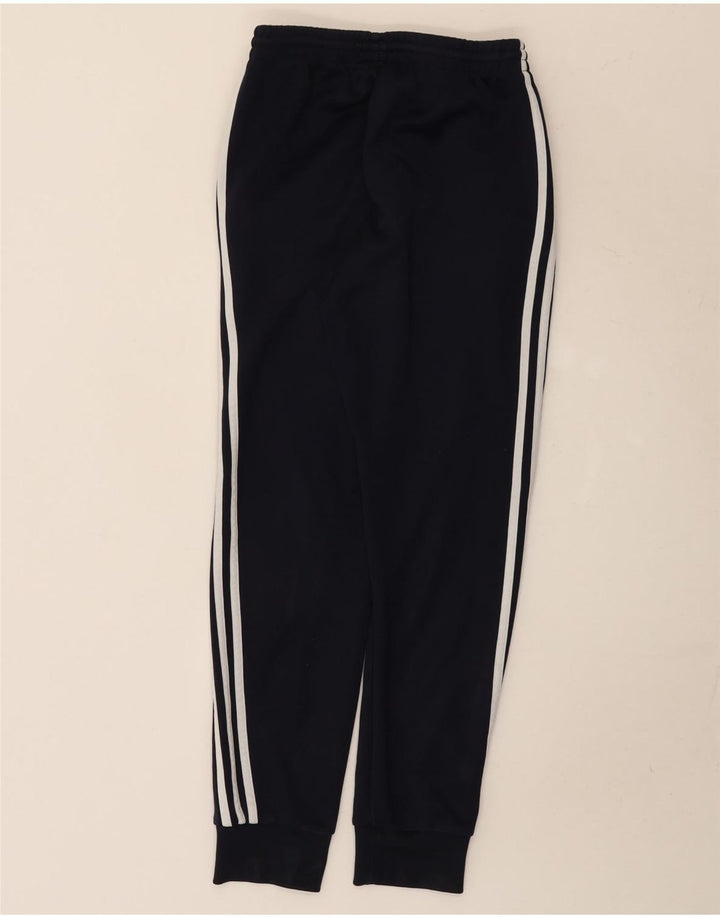 Pantaloni da tuta da uomo Adidas Joggers piccoli in poliestere blu navy