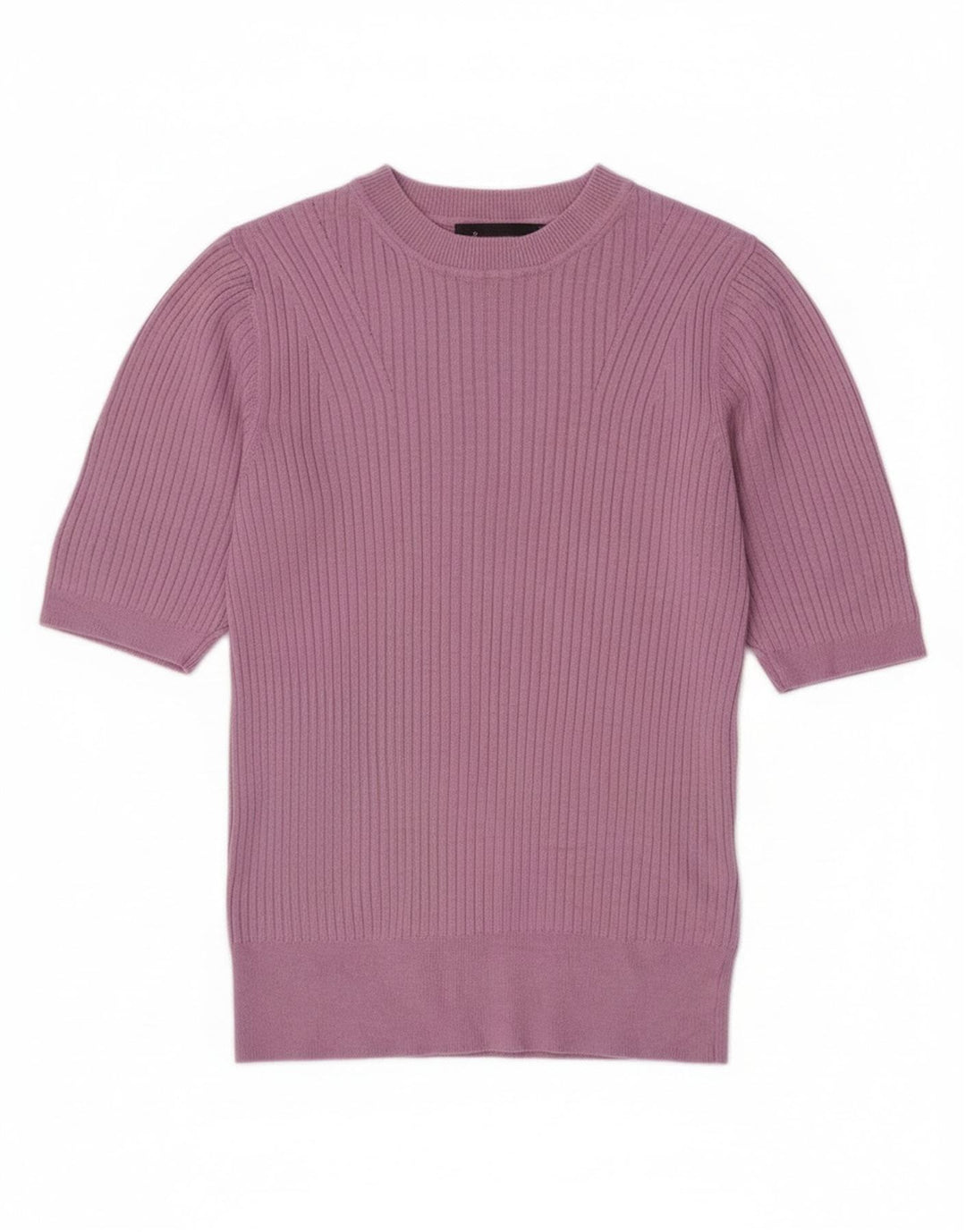 Maglione maglione girocollo da donna Marks & Spencer UK 8 piccolo viola