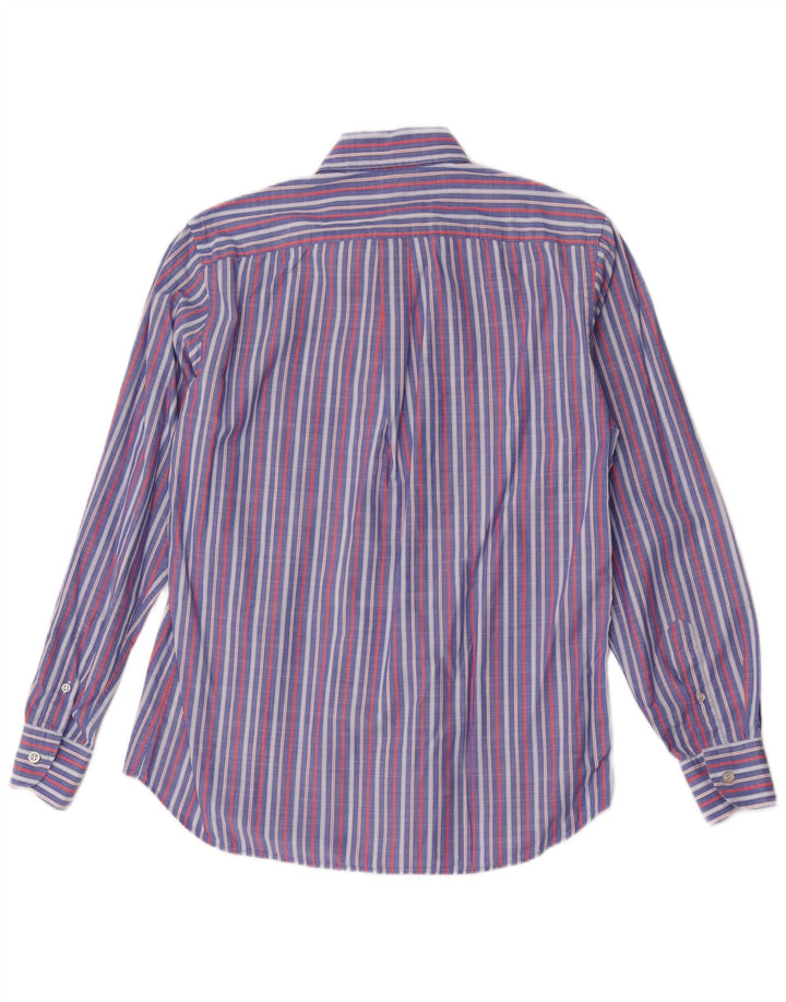 Harmont & Blaine Camicia da Uomo Regular Fit Cotone a Righe Blu Medio