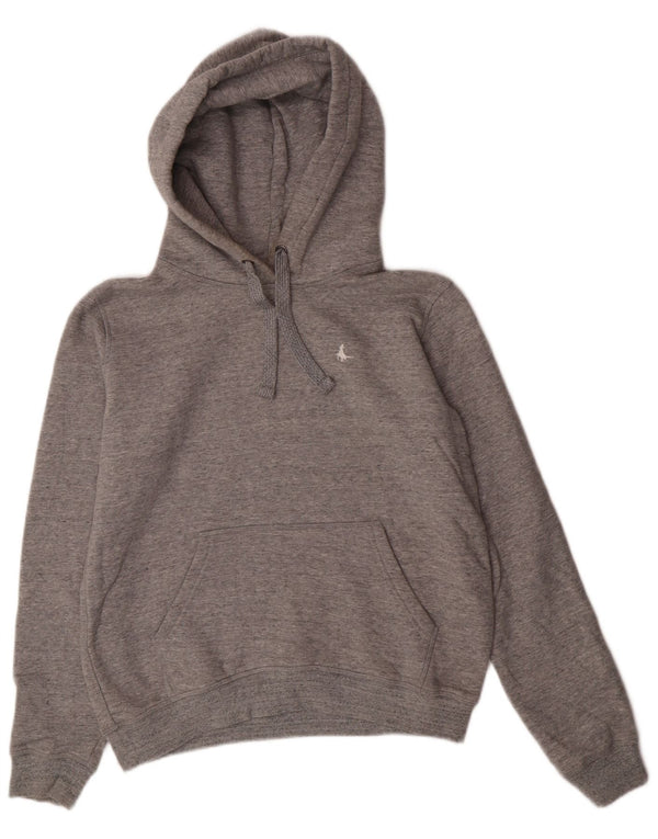 Maglione con cappuccio da donna Jack Wills UK 8 piccolo cotone grigio