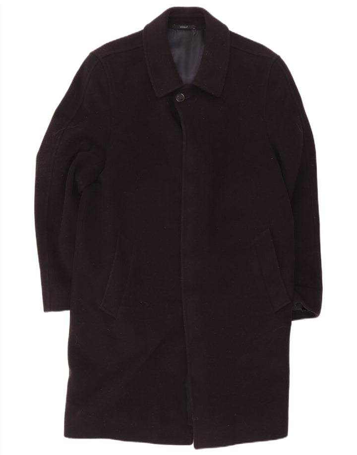 Cappotto da uomo Douglas UK 38 lana nera media