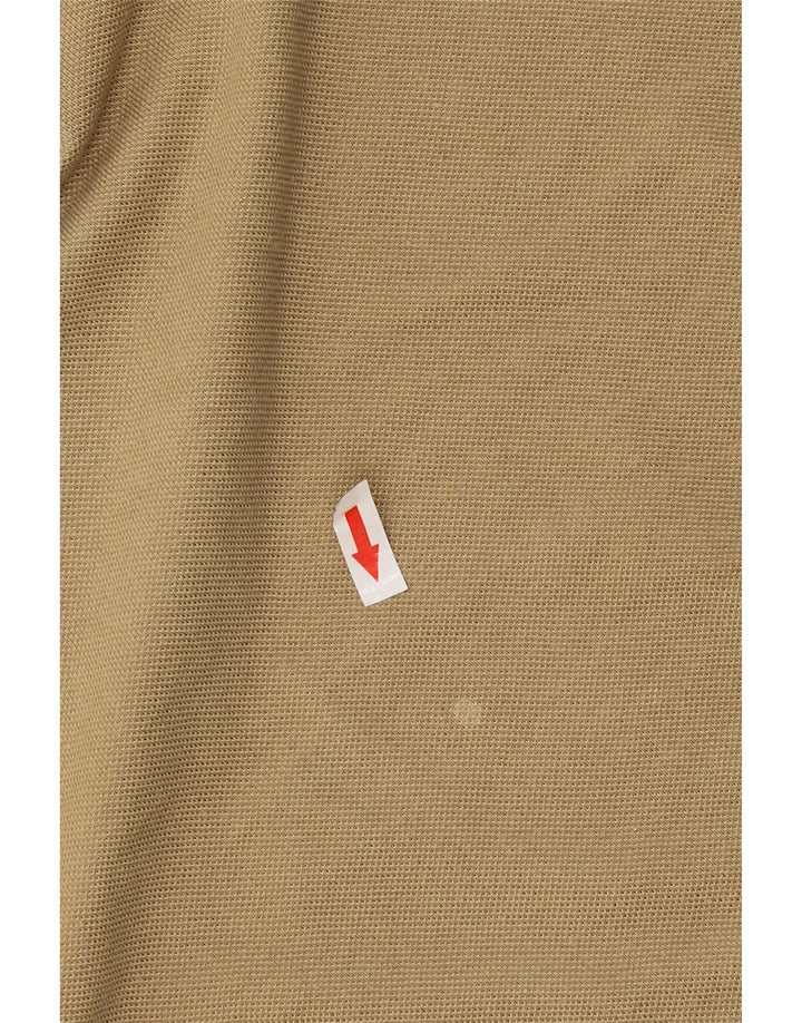 Polo da uomo Lacoste taglia 6 XL in cotone beige