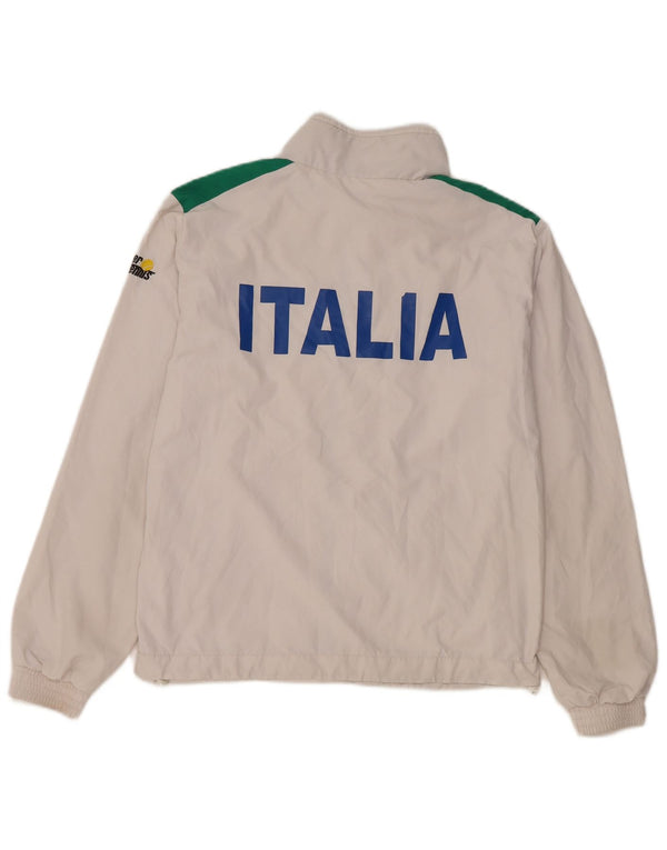 AUSTRALIAN L'ALPINA Giacca da tuta da uomo Italia XS White Colourblock