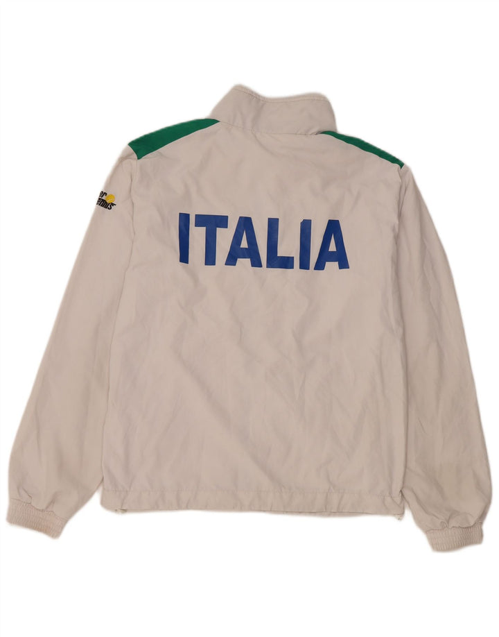 AUSTRALIAN L'ALPINA Giacca da tuta da uomo Italia XS White Colourblock