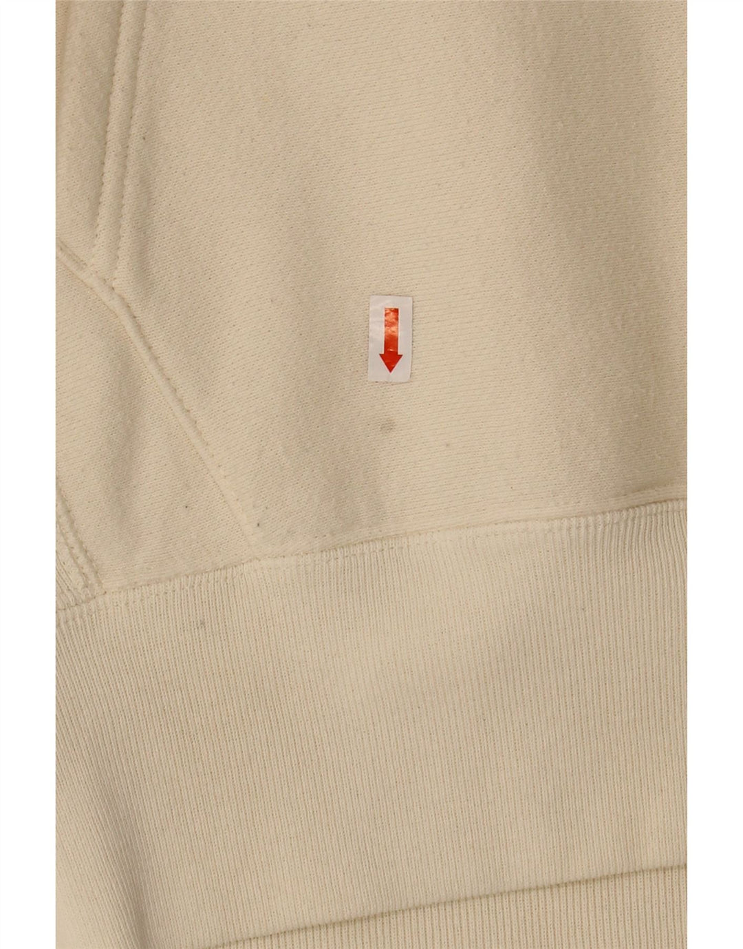 CHAMPION Mens Hoodie Jumper Small White Cotton
