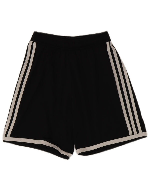 Pantaloncini sportivi Adidas Climalite da uomo piccoli in poliestere nero