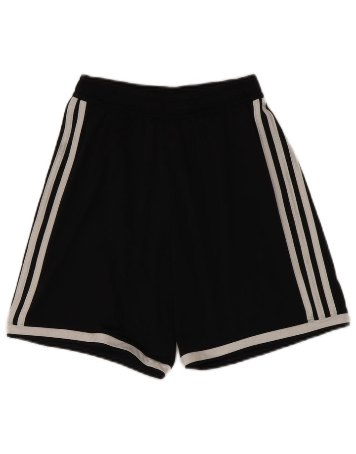 Pantaloncini sportivi Adidas Climalite da uomo piccoli in poliestere nero