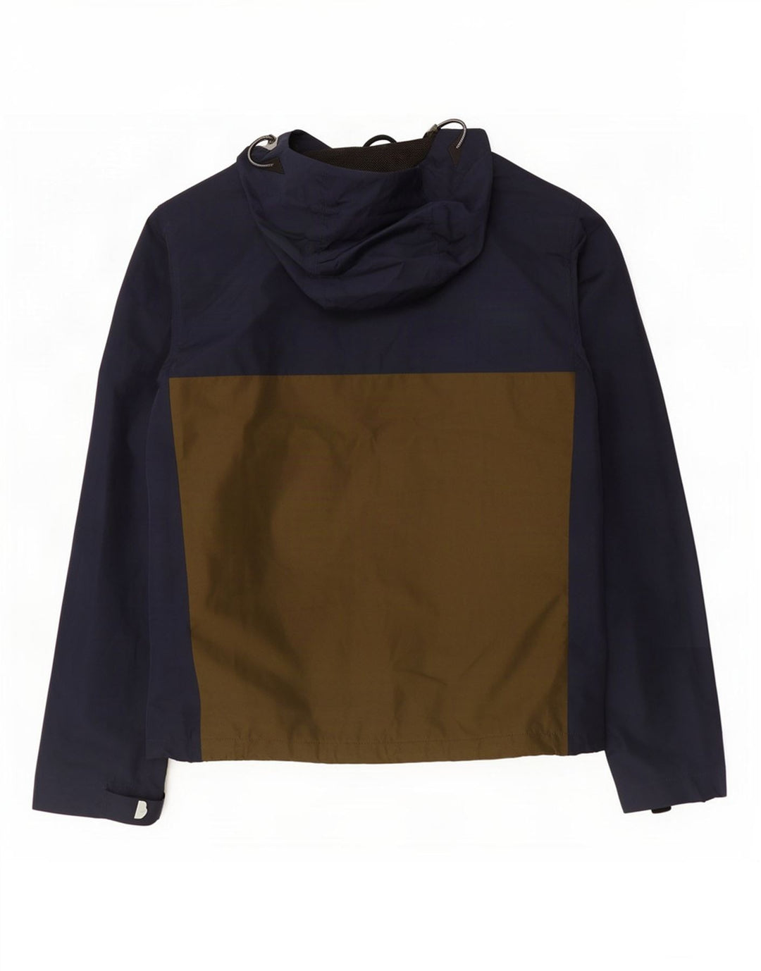 Giacca antipioggia da uomo con cappuccio Superdry UK 34 XS poliestere color block blu navy