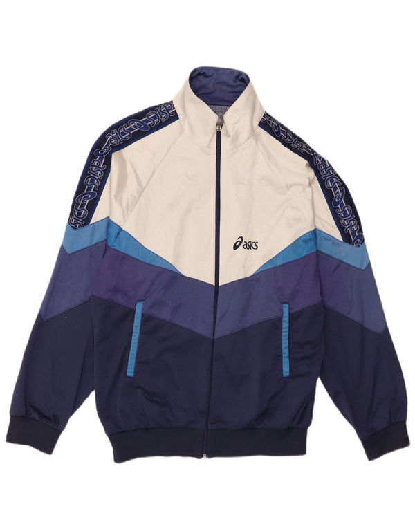 Giacca sportiva da uomo con grafica Asics IT 52 Large Blu Navy Colourblock