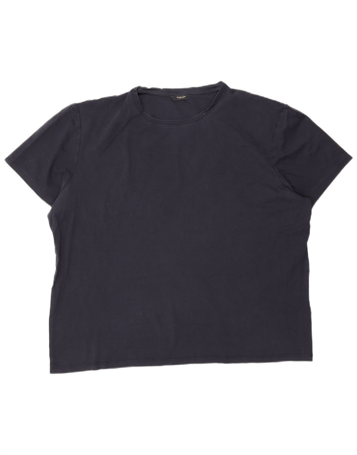 T-shirt da uomo Massimo Dutti Top 2XL Blu navy