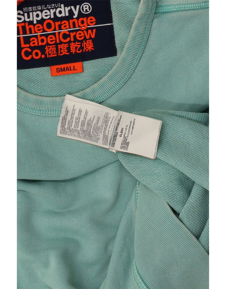 Felpa da uomo Superdry Maglione piccolo cotone verde
