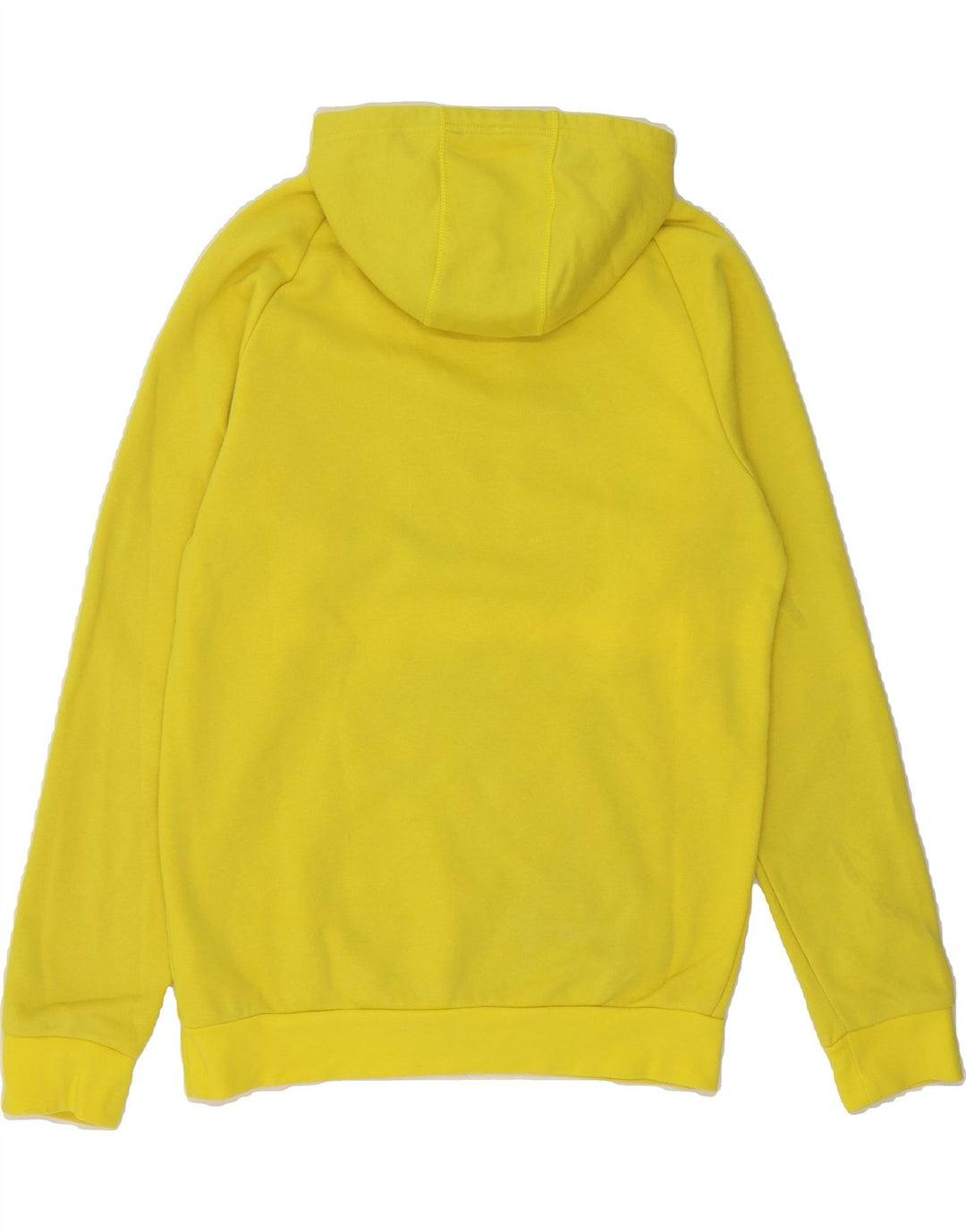 ADIDAS Mens Hoodie Jumper Medium Yellow Cotton Vintage Adidas and Second-Hand Adidas from Messina Hembry 
