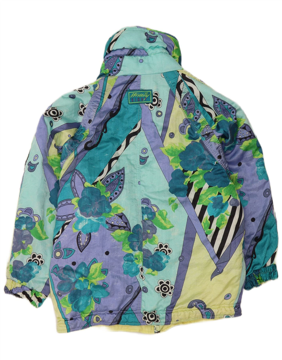 Giacca a vento da donna Ninety Eight UK 18 XL floreale multicolore