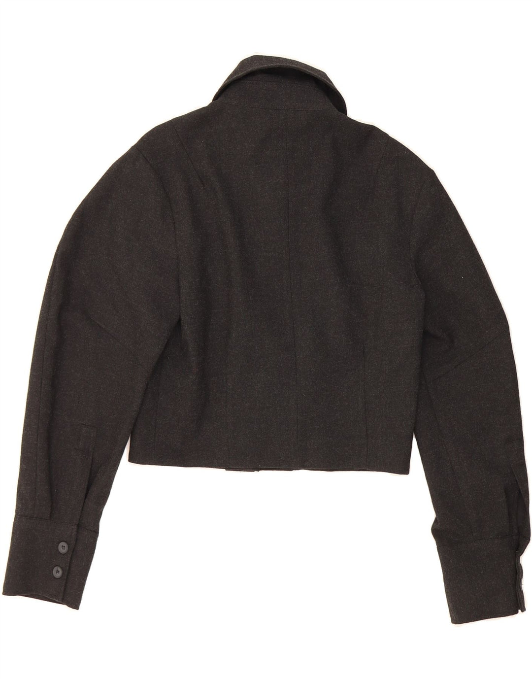 ZARA Womens Bolero Jacket UK 10 Small Grey Polyester Vintage Zara and Second-Hand Zara from Messina Hembry 