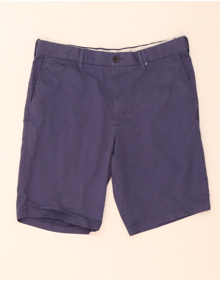 Pantaloncini chino da uomo Marks & Spencer W34 grandi in cotone blu navy