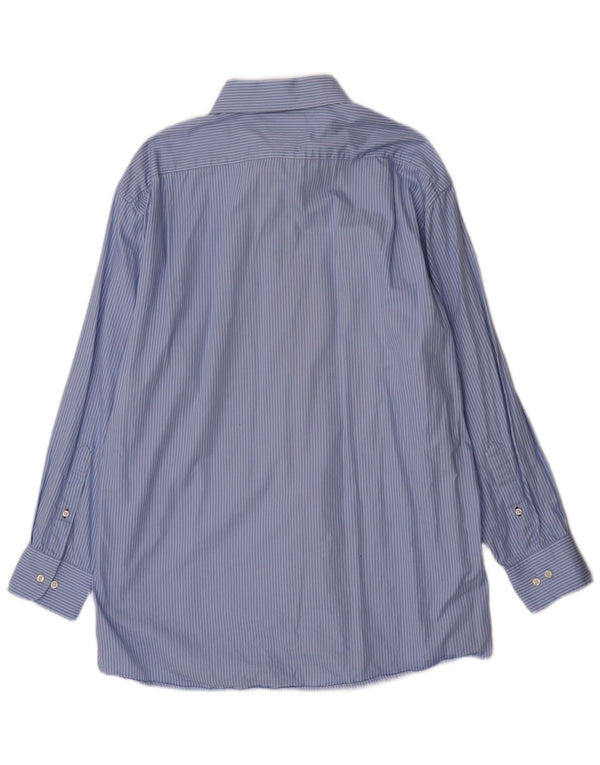 Camicia da uomo vestibilità regolare Tommy Hilfiger taglia 16 1/2 grande gessato blu