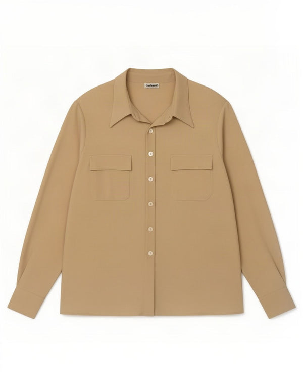 Camicia militare da donna Cacharel UK 14 Large Beige