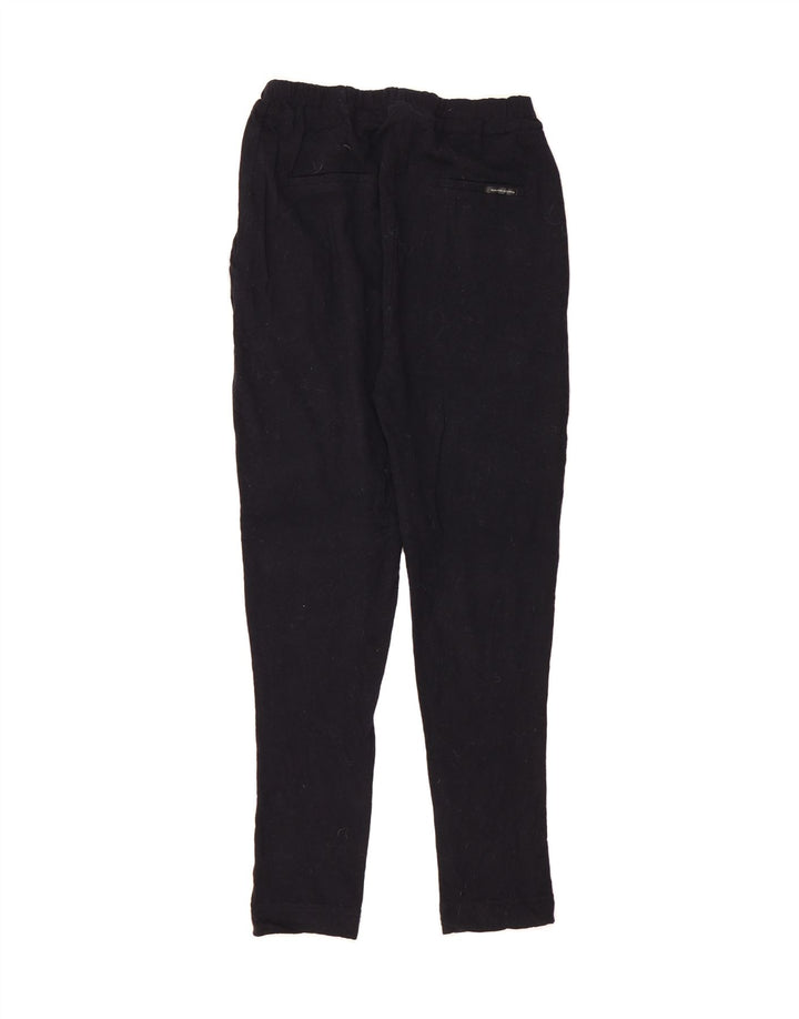 MAISON SCOTCH Womens Tracksuit Trousers UK 10 Small  Black Cotton Vintage Maison Scotch and Second-Hand Maison Scotch from Messina Hembry 