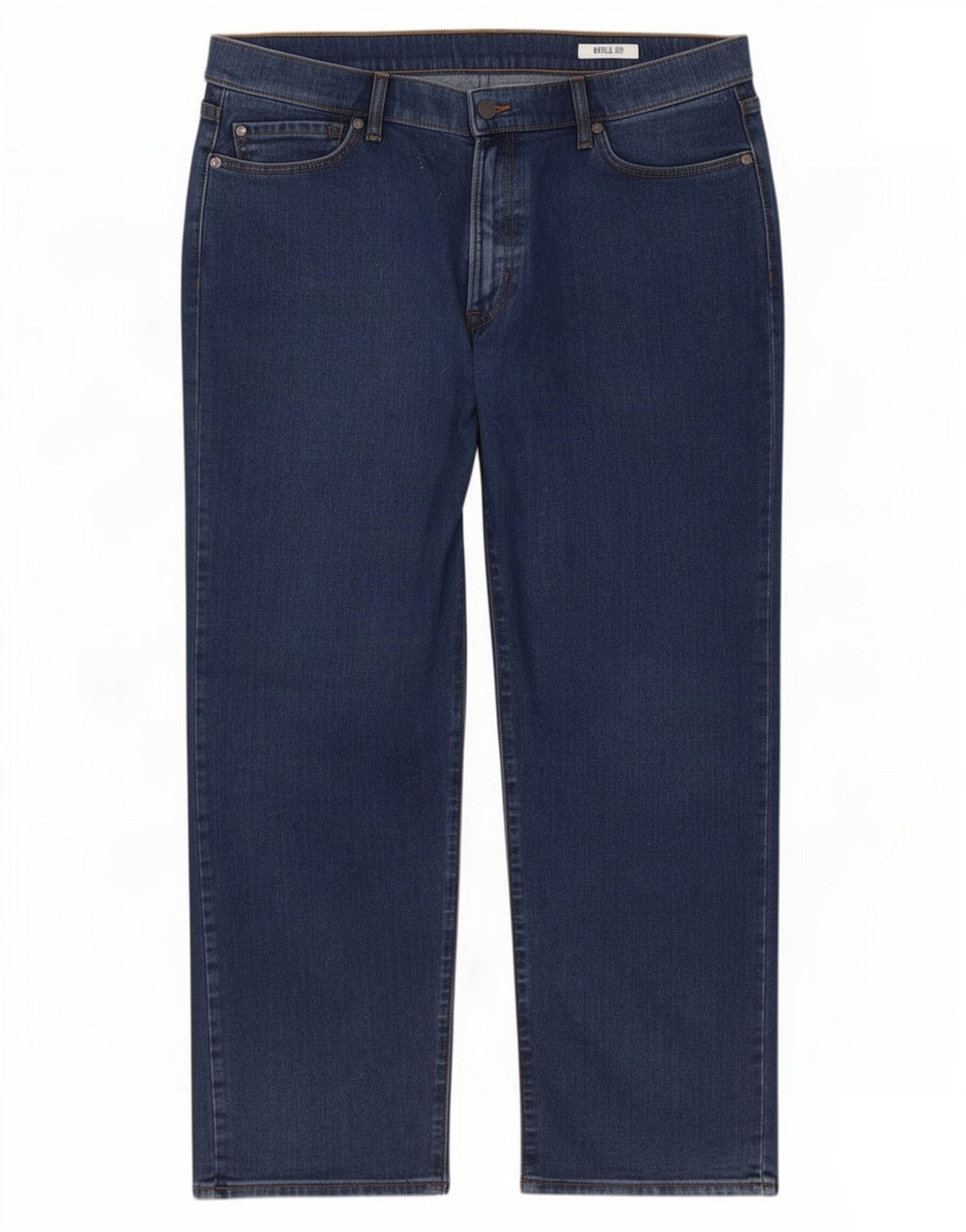 Jeans dritti regolari da uomo Marks & Spencer W42 L27 cotone blu