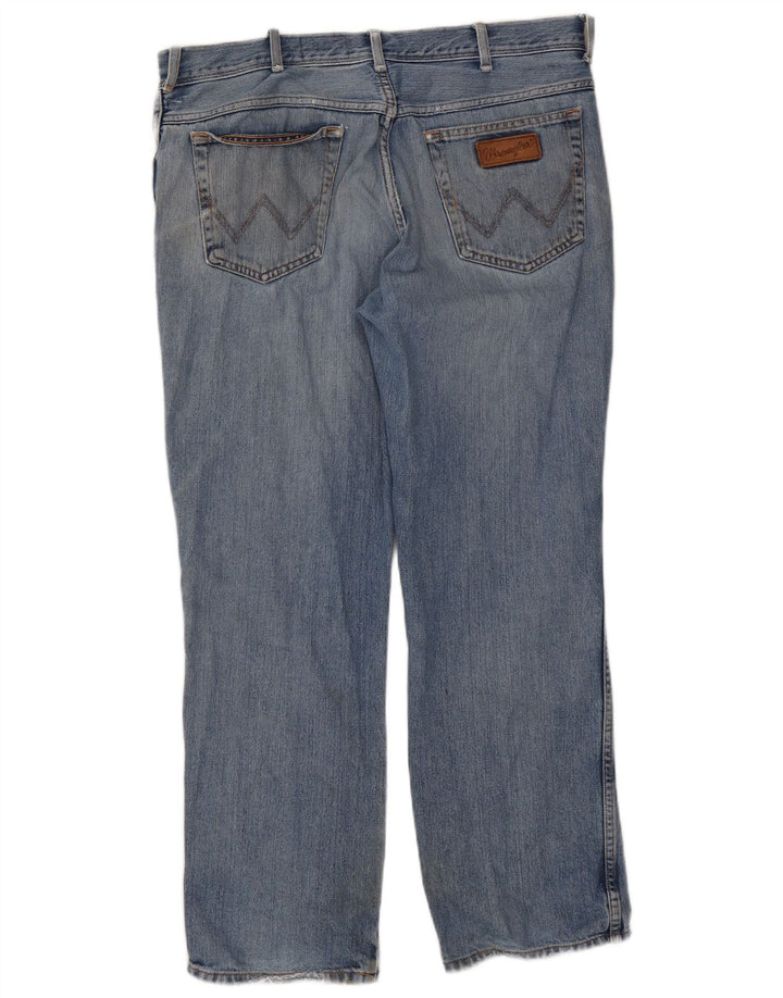 Jeans dritti da uomo Wrangler Texas W38 L30 cotone blu