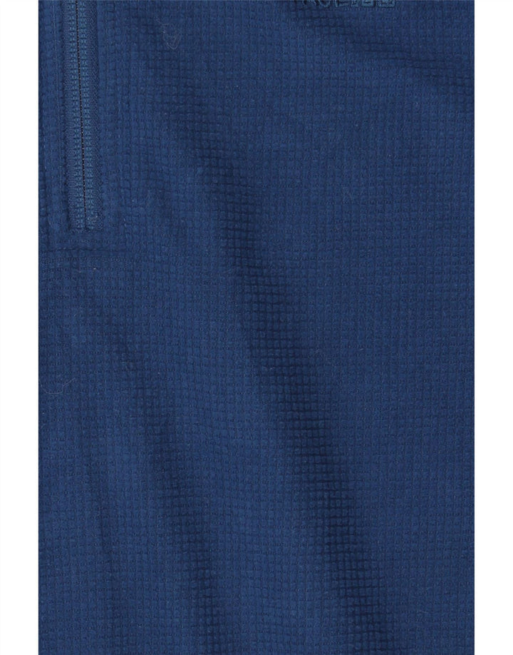 Maglione in pile da uomo The North Face con zip e collo medio in poliestere blu navy