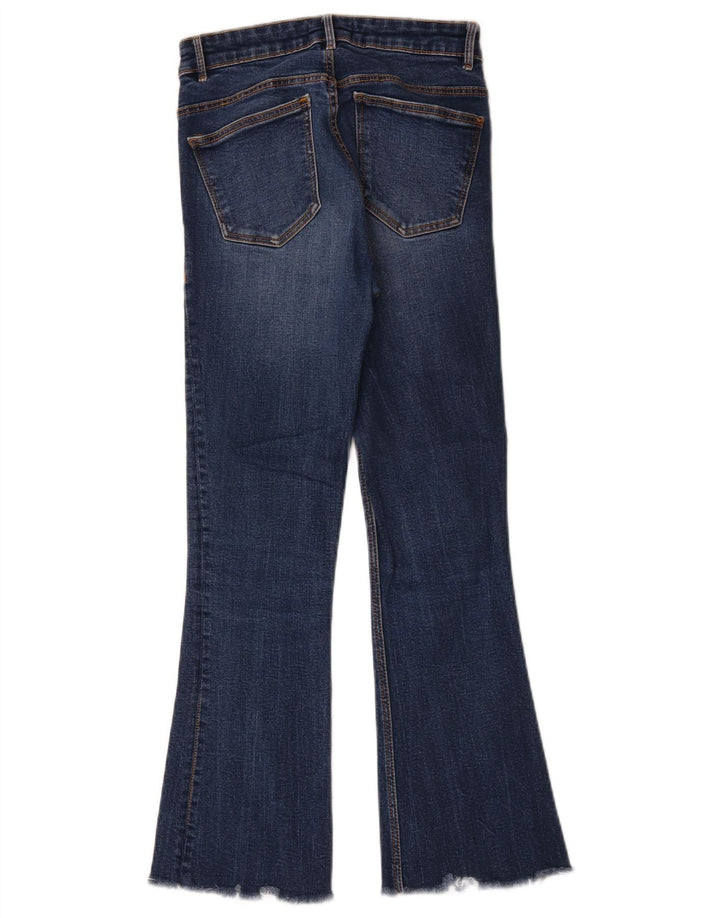 Jeans svasati corti da donna Zara EU 34 2XS W24 L25 Blu